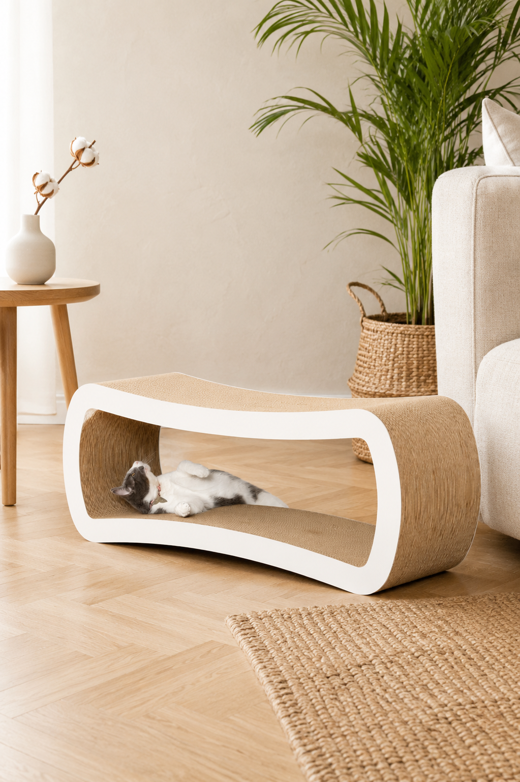 PetFusion jumbo cat scratcher lounge